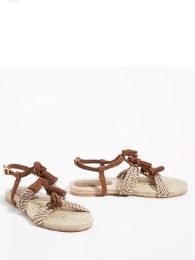 Fringed Rope Sandals